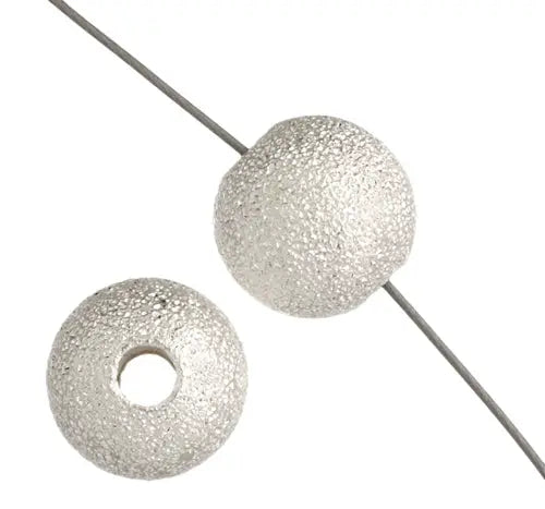 Bead Round Stardust Lead Free / Nickel Free