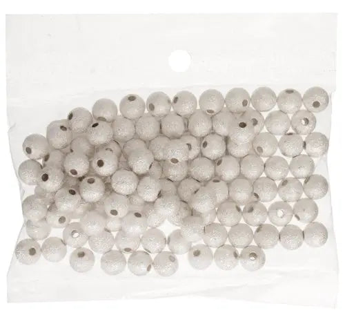 Bead Round Stardust Lead Free / Nickel Free