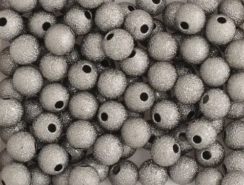 Bead Round Stardust Lead Free / Nickel Free