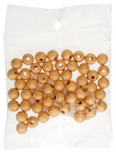 Bead Round Stardust Lead Free / Nickel Free