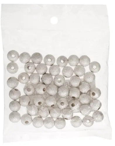 Bead Round Stardust Lead Free / Nickel Free