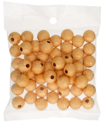 Bead Round Stardust Lead Free / Nickel Free