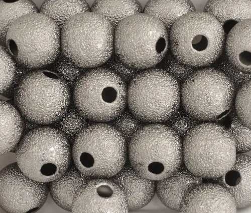 Bead Round Stardust Lead Free / Nickel Free