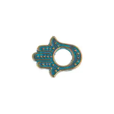 Metal Bead - Hand 13x15mm Patina Finish - Cosplay Supplies Inc