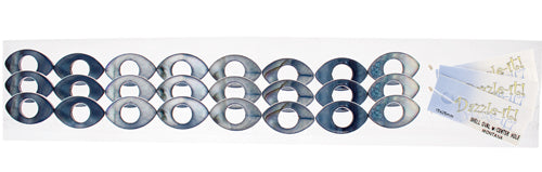 Shell Oval W/ Center Hole 15x25mm 8" Strung (8pcs) 