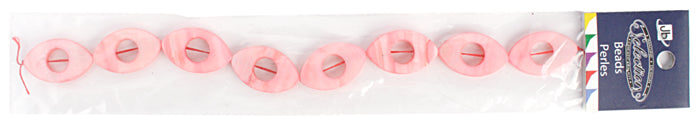 Shell Oval W/ Center Hole 15x25mm 8" Strung (8pcs) 
