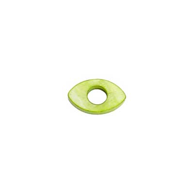 Shell Oval W/ Center Hole 15x25mm 8" Strung (8pcs)