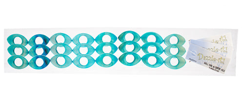 Shell Oval W/ Center Hole 15x25mm 8" Strung (8pcs) 