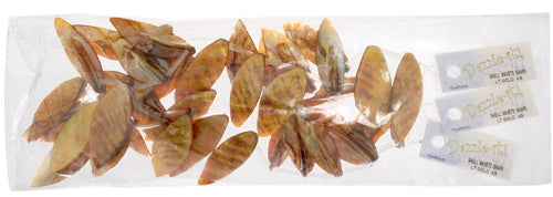 Shell Navette Shape 15x45mm 8" Strand (12pcs) AB 