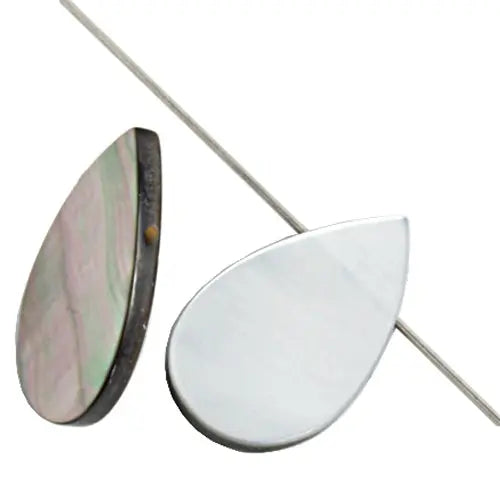 Shell Drop Shape 12x20mm 8in Strand (Approx.10pcs) Abalone