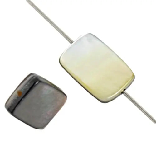 Shell Rectangular 8x12mm 8in Strand (Approx.16pcs) Abalone