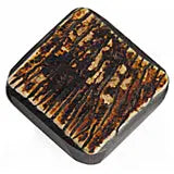 Horn Bead Diamond 25x5mm 16in Strung Black/Brown Work On Horn - Cosplay Supplies Inc