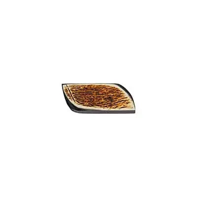 Horn Bead Irregular 23x13x4mm 16in Black/Brown Work On Horn - Cosplay Supplies Inc
