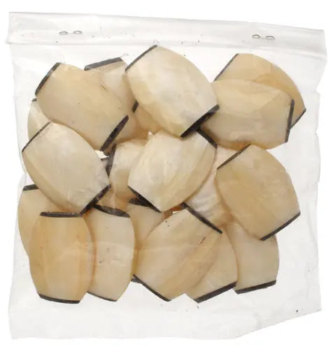 Shell Shape Beads 36x26x8mm Natural