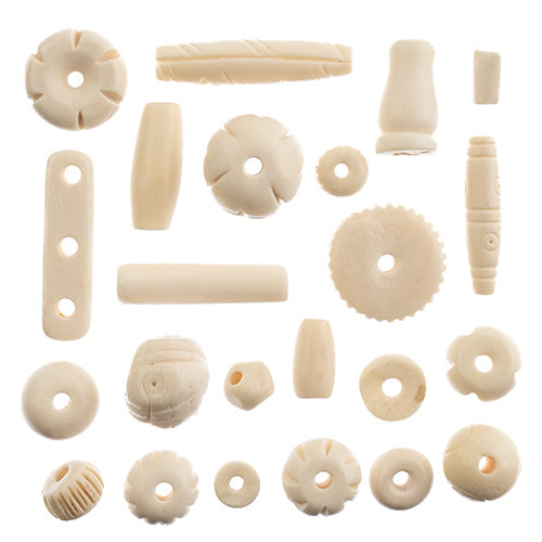 Bone Bead Mix 250g Work On Bone