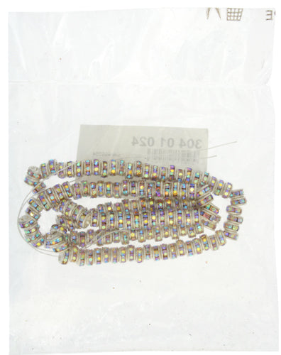 Preciosa Czech Rhinestone Rondelle 4-6mm 