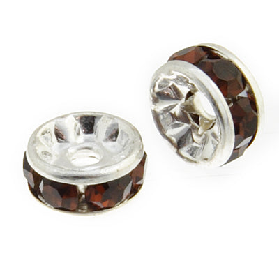 Preciosa Czech Rhinestone Rondelle 4-6mm 
