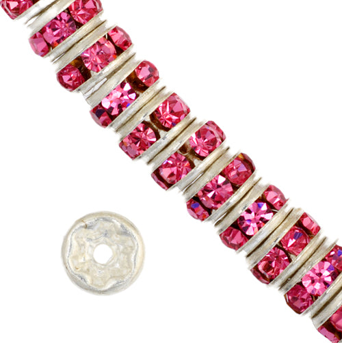 Preciosa Czech Rhinestone Rondelle 4-6mm 