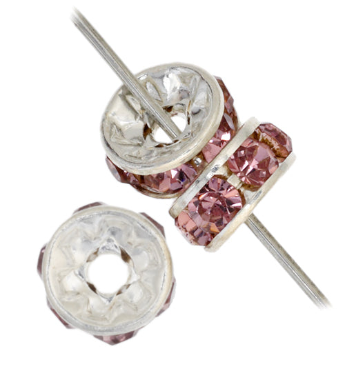 Preciosa Czech Rhinestone Rondelle 4-6mm 