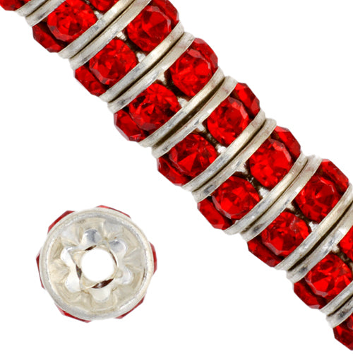 Preciosa Czech Rhinestone Rondelle 4-6mm 