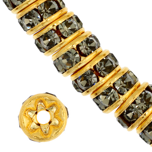 Preciosa Czech Rhinestone Rondelle 4-6mm 