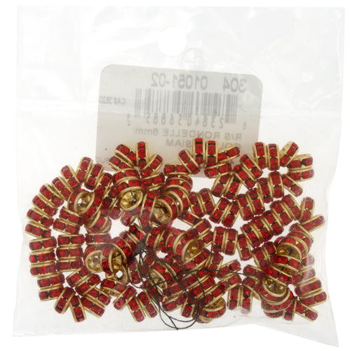 Preciosa Czech Rhinestone Rondelle 4-6mm 