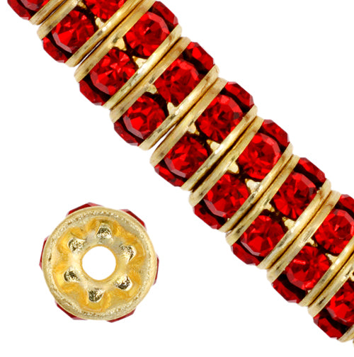 Preciosa Czech Rhinestone Rondelle 4-6mm 