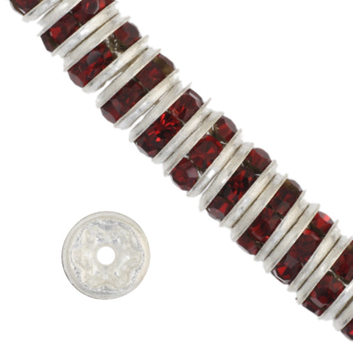 Preciosa Czech Rhinestone Rondelle 4-6mm 