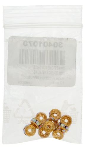 Preciosa Czech Rhinestone Rondelle 4-6mm 