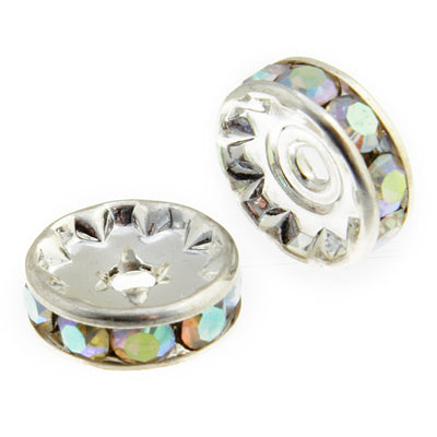 Preciosa Czech Rhinestone Rondelle 9-10mm 