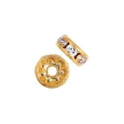Preciosa Czech Rhinestone Rondelle 9-10mm - Cosplay Supplies Inc