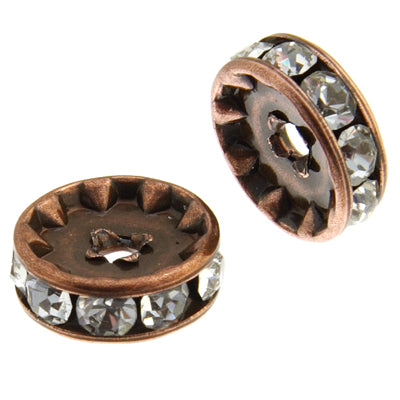 Preciosa Czech Rhinestone Rondelle 9-10mm 