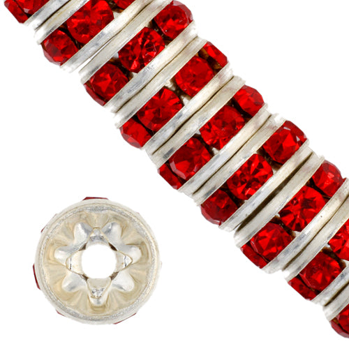 Preciosa Czech Rhinestone Rondelle 7-8mm 