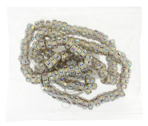 Preciosa Czech Rhinestone Rondelle 4-6mm 