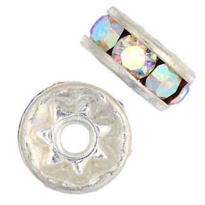 Preciosa Czech Rhinestone Rondelle 7-8mm - Cosplay Supplies Inc