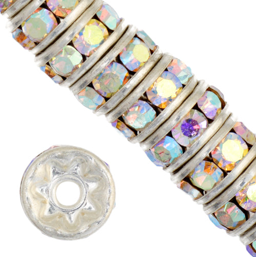 Preciosa Czech Rhinestone Rondelle 7-8mm 