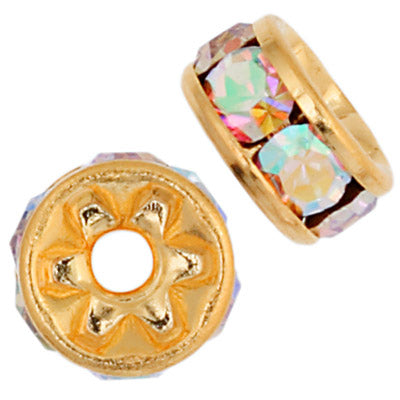 Preciosa Czech Rhinestone Rondelle 4-6mm - Cosplay Supplies Inc