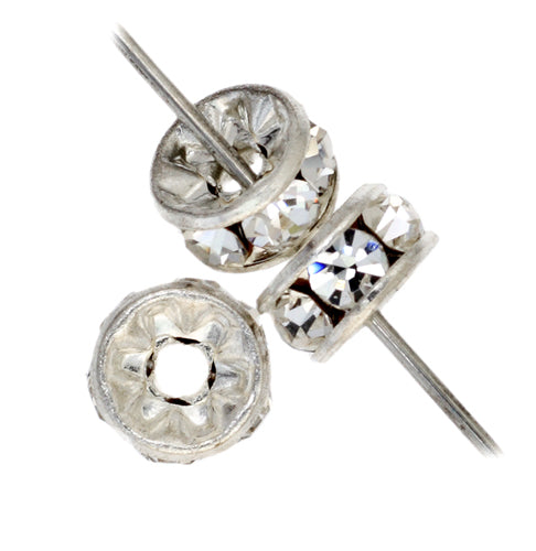 Preciosa Czech Rhinestone Rondelle 4-6mm 