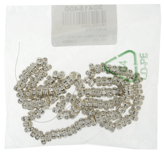 Preciosa Czech Rhinestone Rondelle 4-6mm 