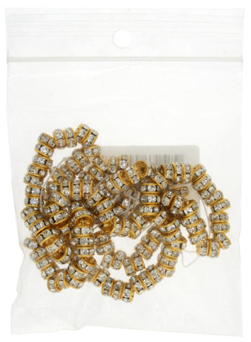 Preciosa Czech Rhinestone Rondelle 4-6mm 