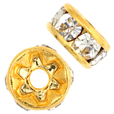 Preciosa Czech Rhinestone Rondelle 4-6mm - Cosplay Supplies Inc