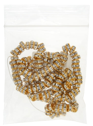 Preciosa Czech Rhinestone Rondelle 4-6mm 