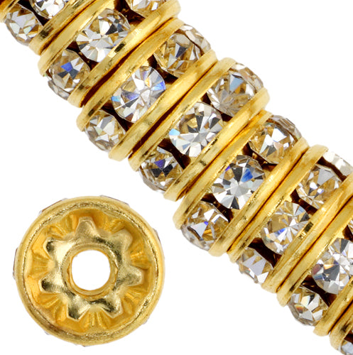Preciosa Czech Rhinestone Rondelle 4-6mm 