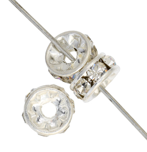 Preciosa Czech Rhinestone Rondelle 4-6mm 