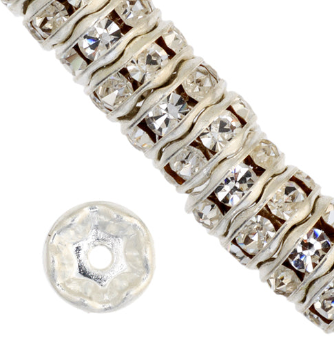 Preciosa Czech Rhinestone Rondelle 4-6mm 