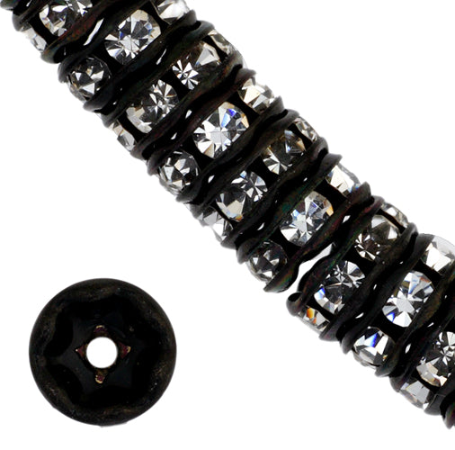 Preciosa Czech Rhinestone Rondelle 4-6mm 