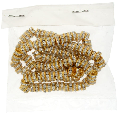 Preciosa Czech Rhinestone Rondelle 7-8mm 