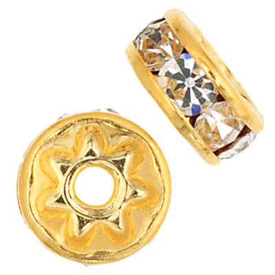 Preciosa Czech Rhinestone Rondelle 7-8mm - Cosplay Supplies Inc