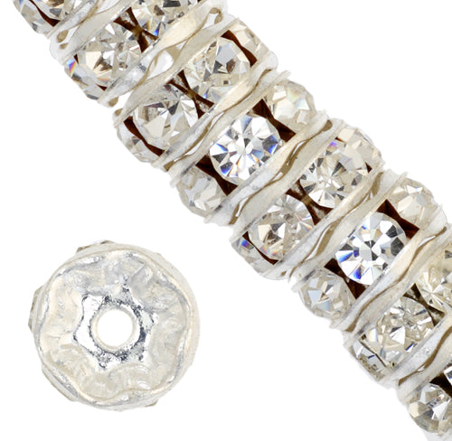 Preciosa Czech Rhinestone Rondelle 7-8mm 