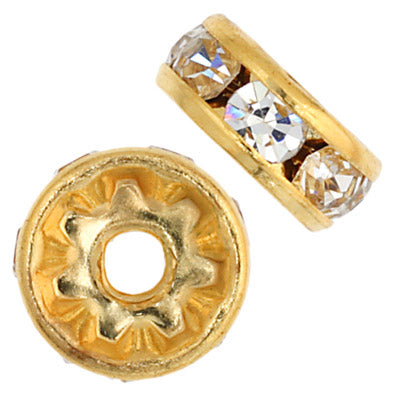 Preciosa Czech Rhinestone Rondelle 7-8mm - Cosplay Supplies Inc